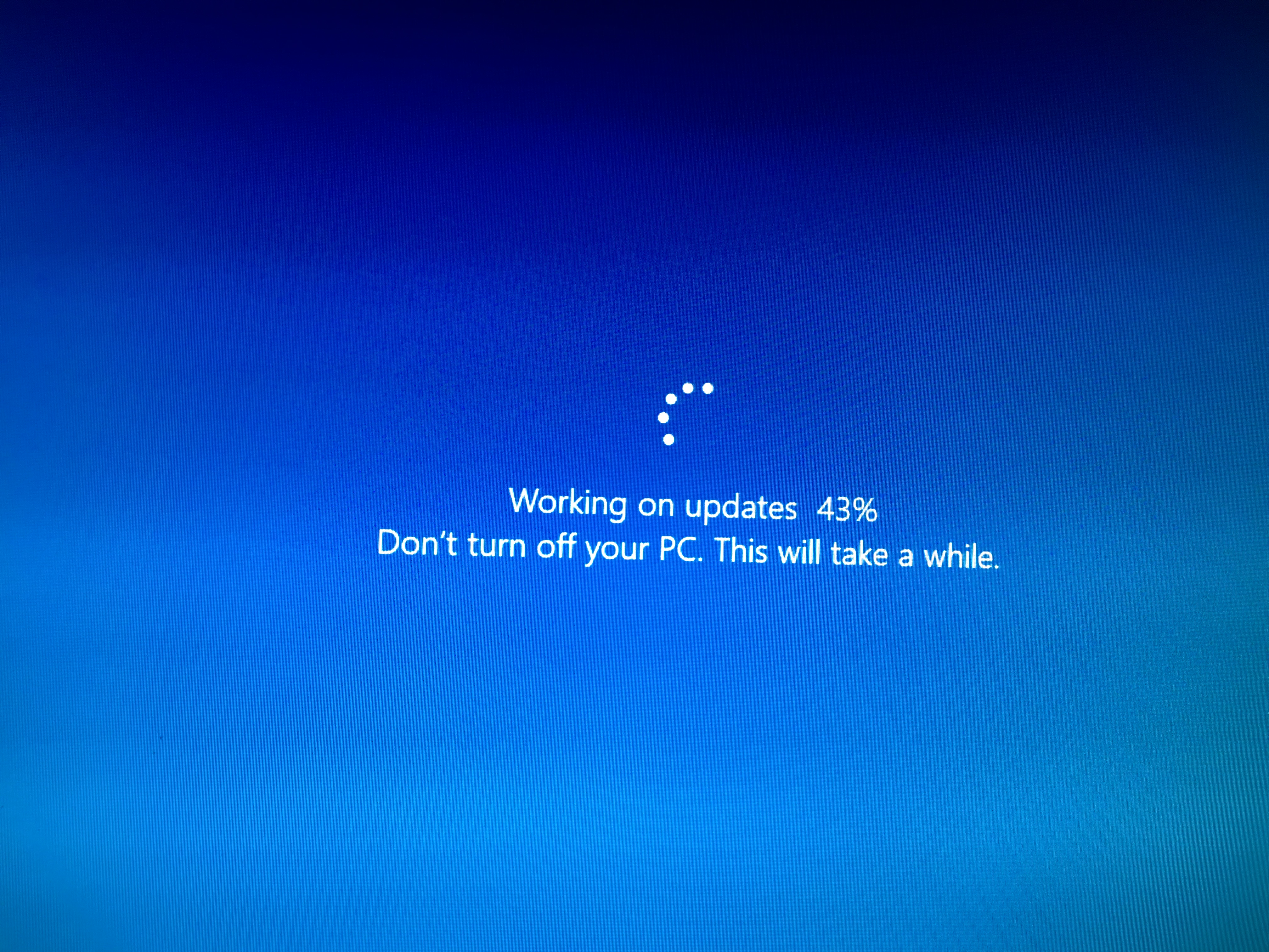 Windows 10 failed to update and stuck at 33% after reboot. - Microsoft Q&A