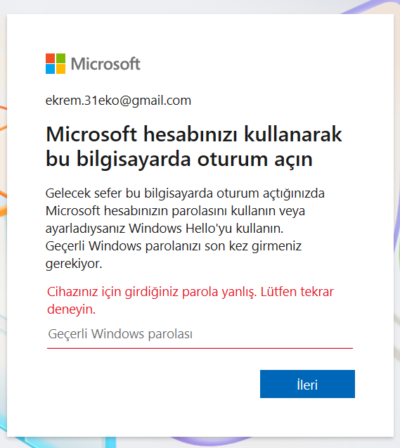 Kullanıcının resmi