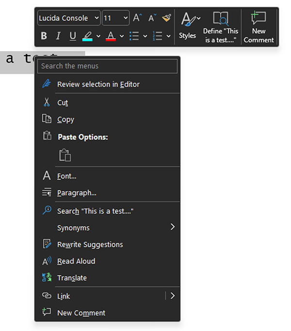 Line Spacing Not Appearing in Mini-Toolbar - Microsoft Q&A