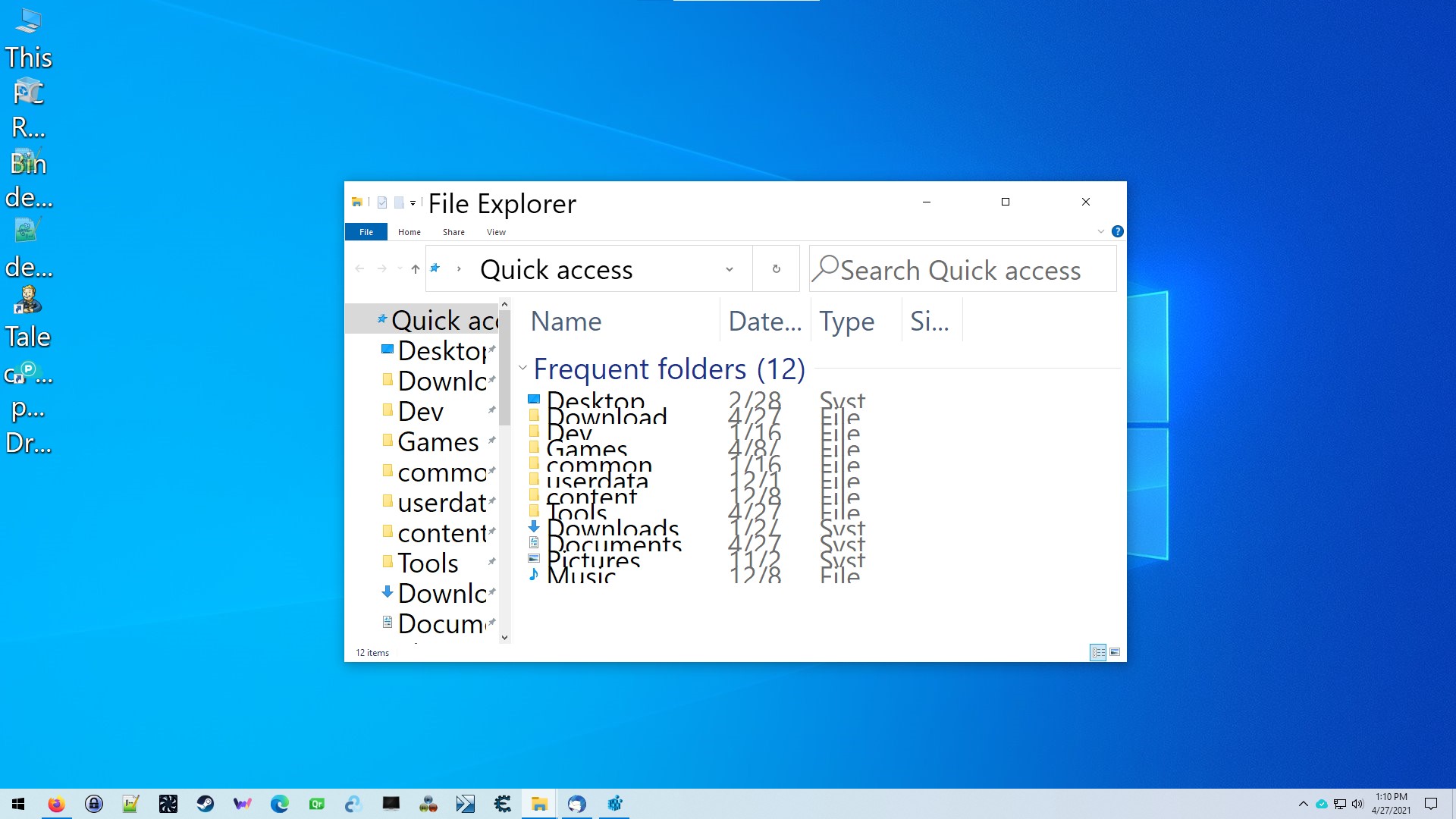 Title bar and other fonts 