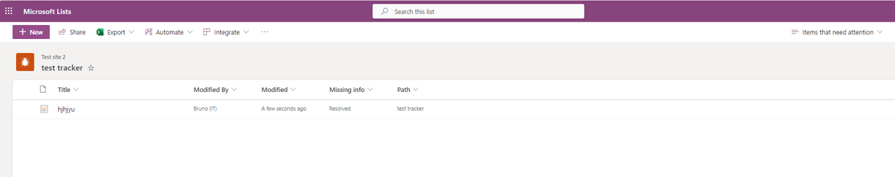 Add columns in MS List "Items that need attention" - Microsoft Q&A