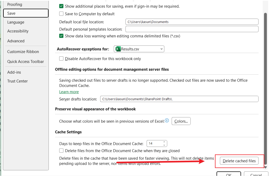 Excel file saved in SharePoint online site does not open when accessed ...