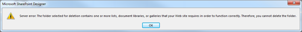 SharePoint Bug: Publishing features makes List un-deletable ...