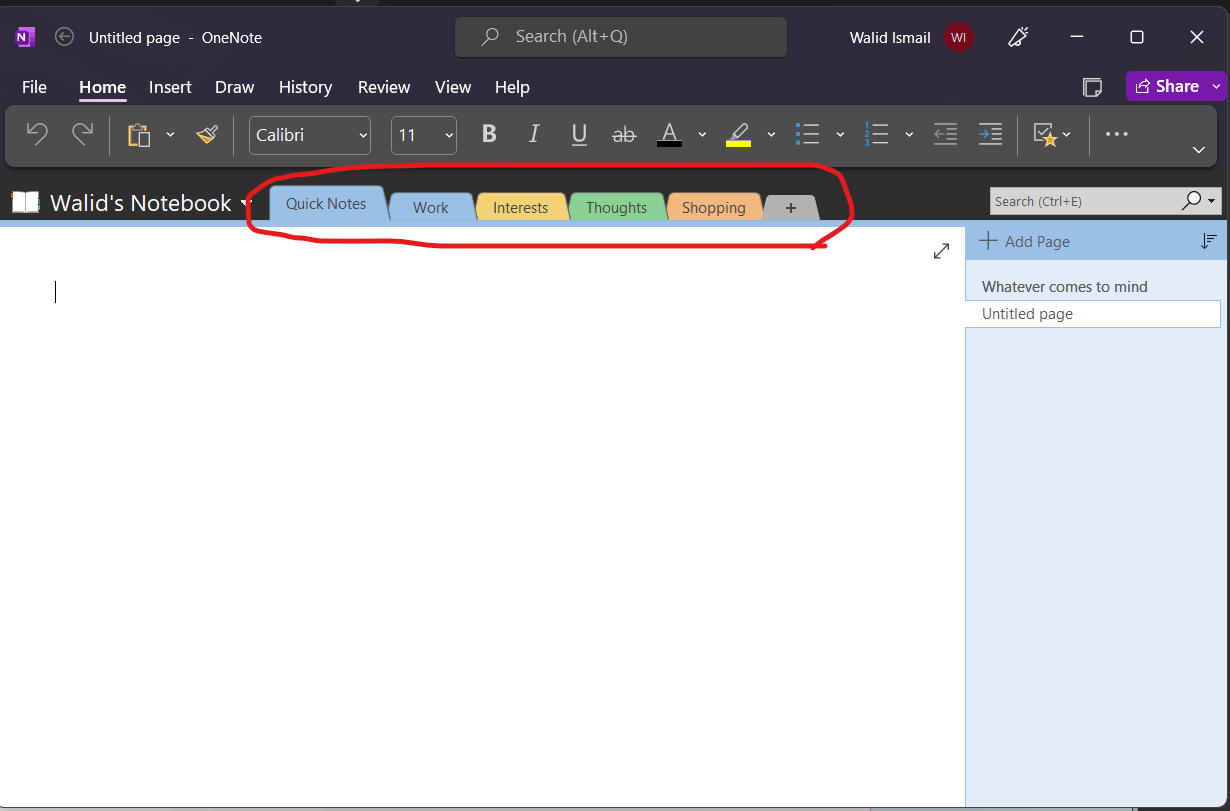 Why can't I see the new rounded tabs in OneNote for Windows 11 ...