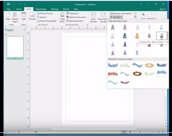 Cannot access text TRANSFORM STYLES in Office...or Powerpoint etc ...