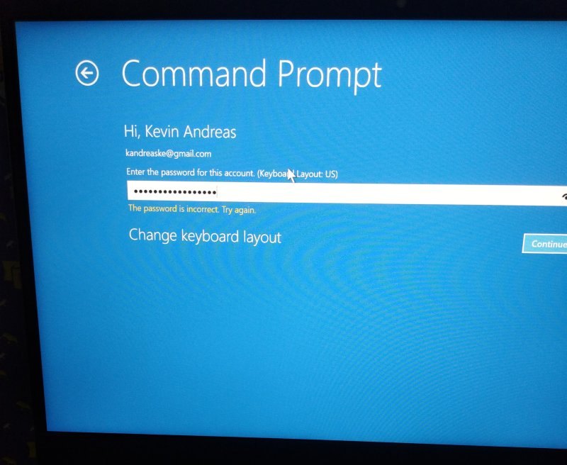 enter the password for this account keyboard layout us - Microsoft Q&A