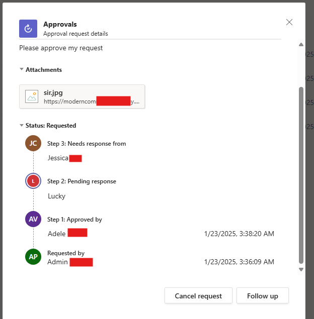 Why is my Microsoft Approval missing the names of pending approvers ...