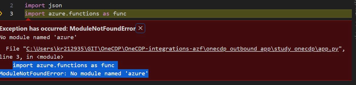 Azure Error