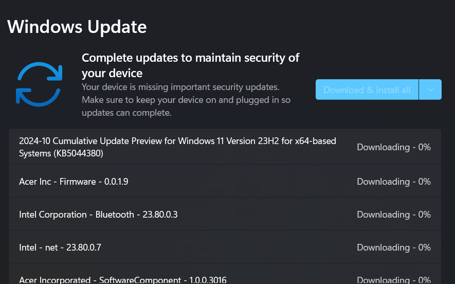 Windows update กดอัปไม่ได้ ขึ้นว่า Complete updates to maintain ...