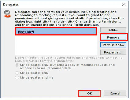 How do I remove myself from being someone else's delegate? - Microsoft Q&A