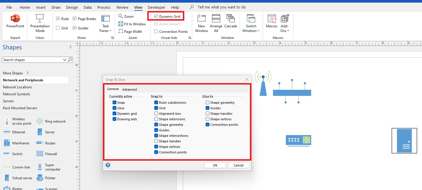 Dynamic Grid does not work in Visio Desktop application. - Microsoft Q&A