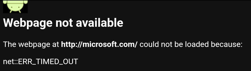 Error of WebView