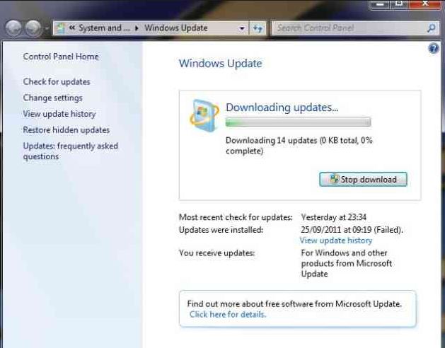 Win 7 Update Messages and Notification Icon not showing up on start-up ...