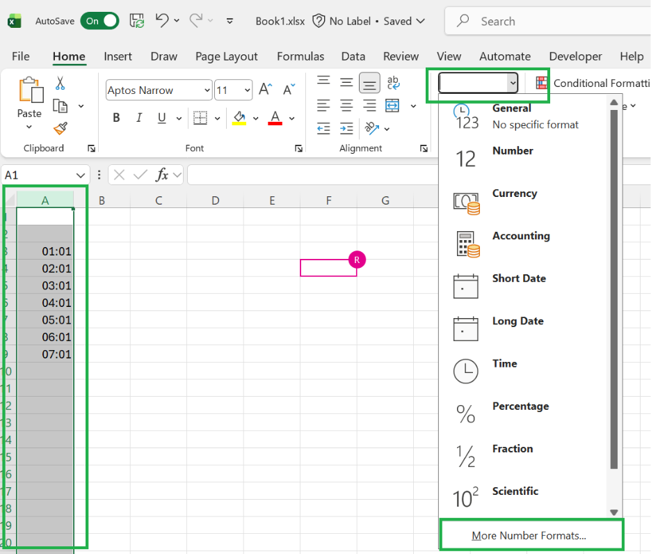 Custom Numbers on Web Version of Excel - Microsoft Q&A