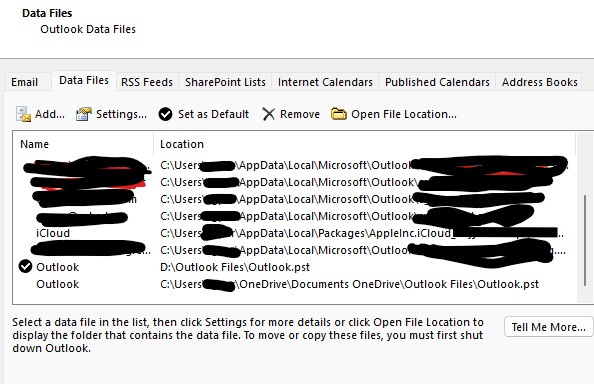 Outlook Classic why error message 