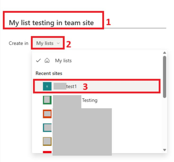 How can I move a list created in 