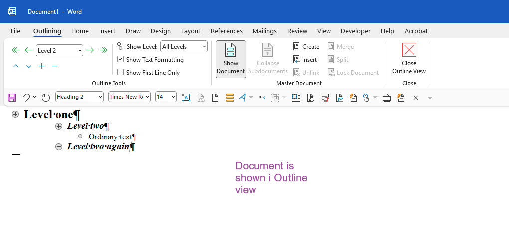 How do you export a Word doc as an outline? - Microsoft Q&A
