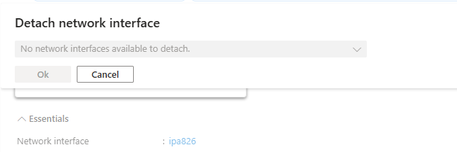 Detach Network Response
