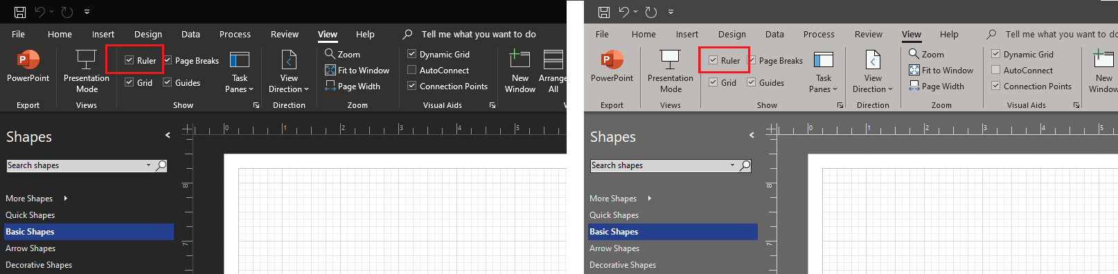 Ruler not visible in Visio 2021 - Microsoft Q&A