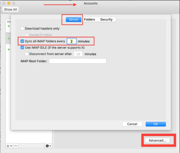 Sync error with 
