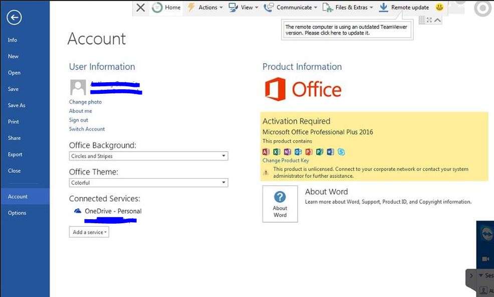 Office 2016 Applications Activation Required - Microsoft Q&A