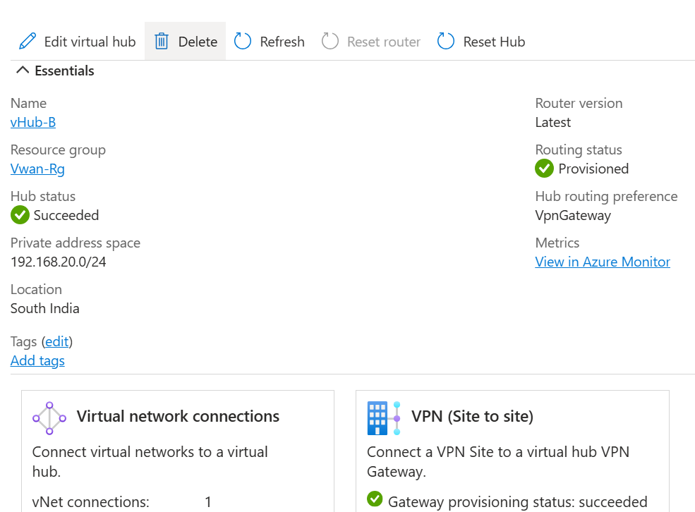 8. vhub-B -status