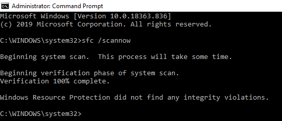 NPF service error on Windows10 version 1909 - Microsoft Q&A