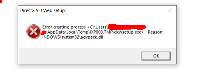 How to fix directx 9.0 setup? PLEASE HELP ME!!! - Microsoft Q&A