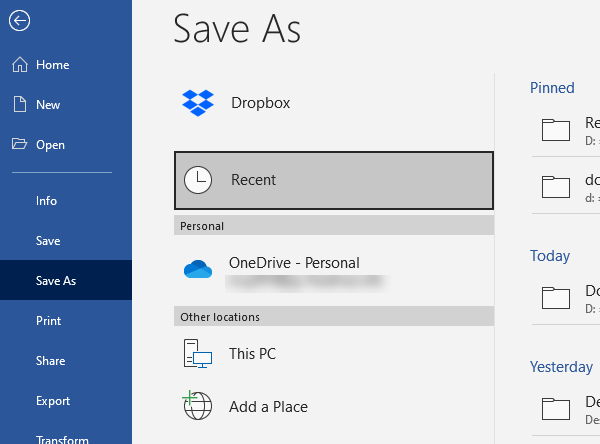 Recent Documents Help - Microsoft Q&A