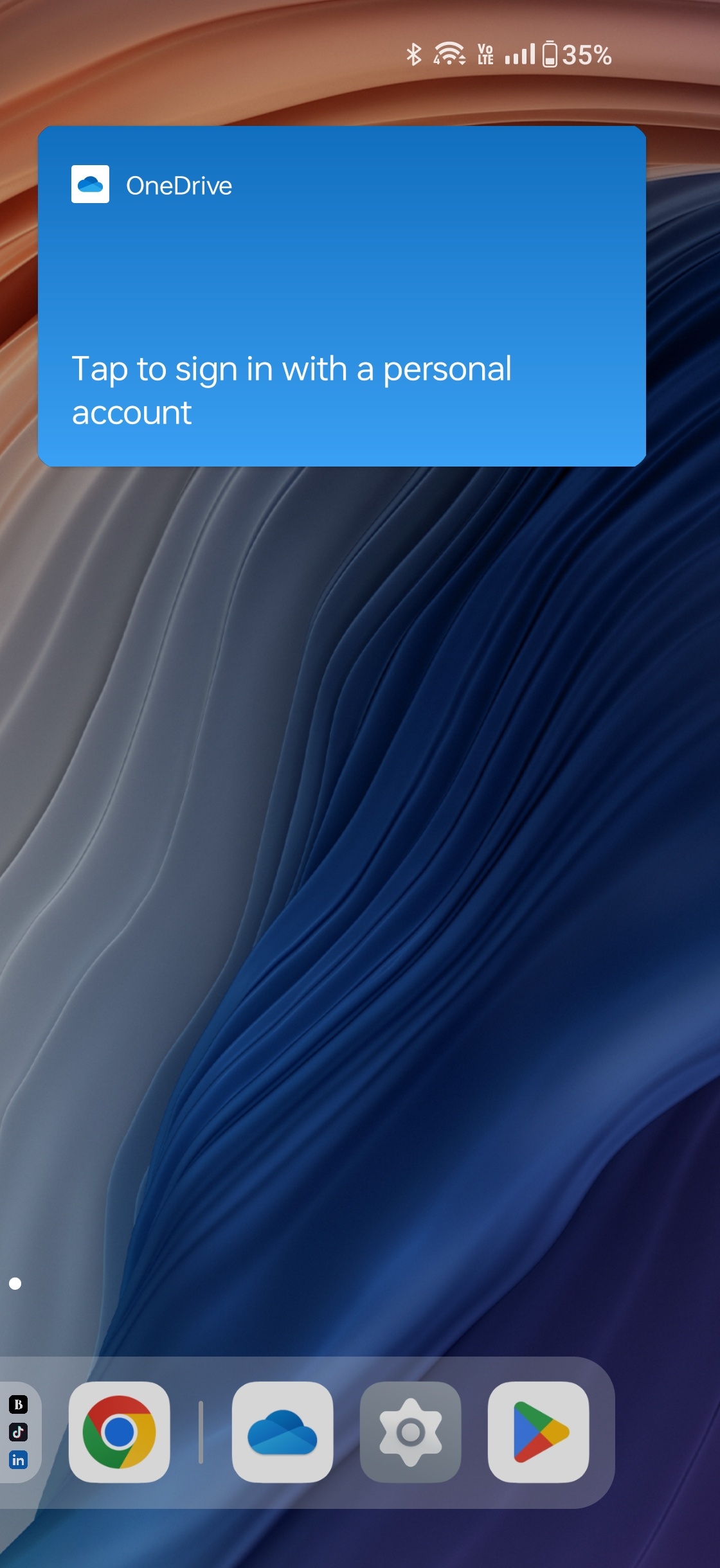 OneDrive Android widget not showing photos‎‎ - Microsoft Q&A
