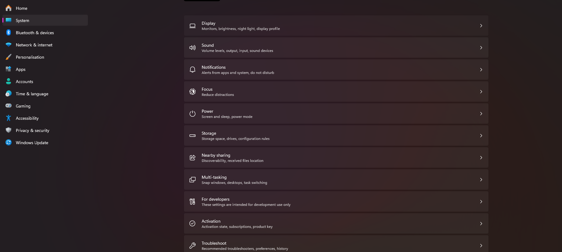 My windows 11 Display settings wont open when clicking on the tab (It