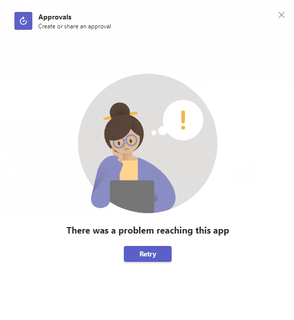 Approvals app not letting me create a request - Microsoft Q&A