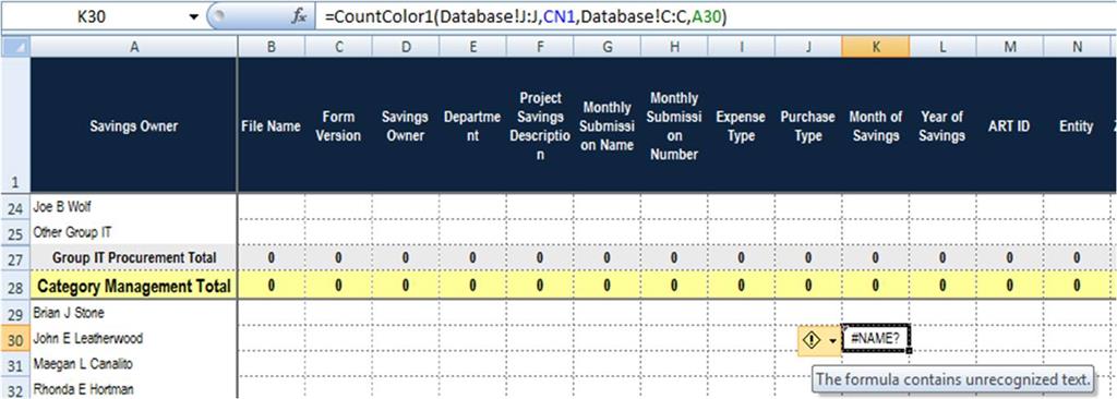 CountCcolor Formula with Additional CountIf Criteria - Microsoft Q&A