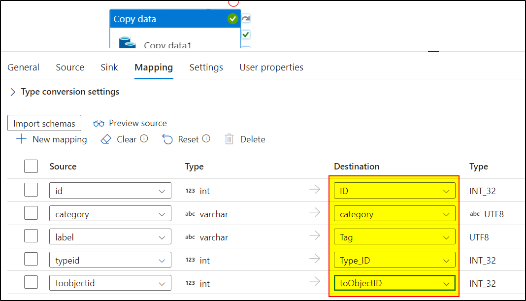 using-self-hosted-ir-in-adf-pipeline-can-we-change-the-column-names-of