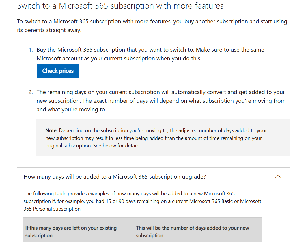 Chaning subscriptions - Microsoft Q&A