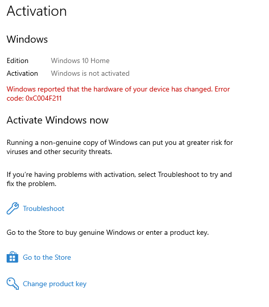 เปลี่ยนฮาร์ดแวร์แล้วต้อง activate windows แต่หา product key ไม่เจอ ...