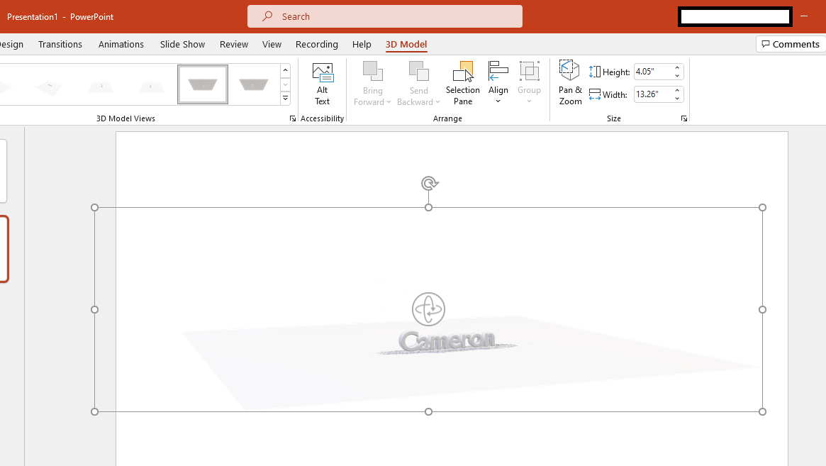Powerpoint/3D Viewer 3D Import Issues - Microsoft Q&A