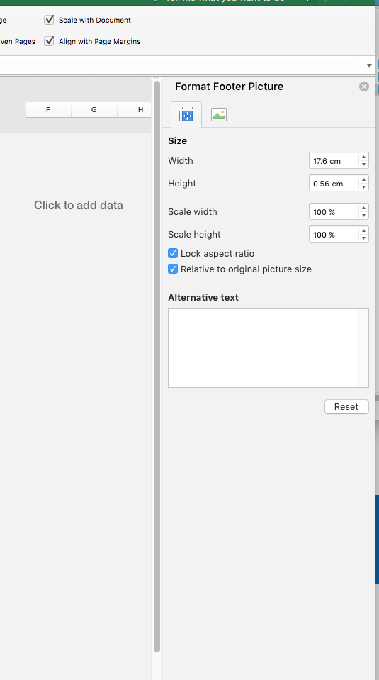 Header and footer size - Microsoft Q&A