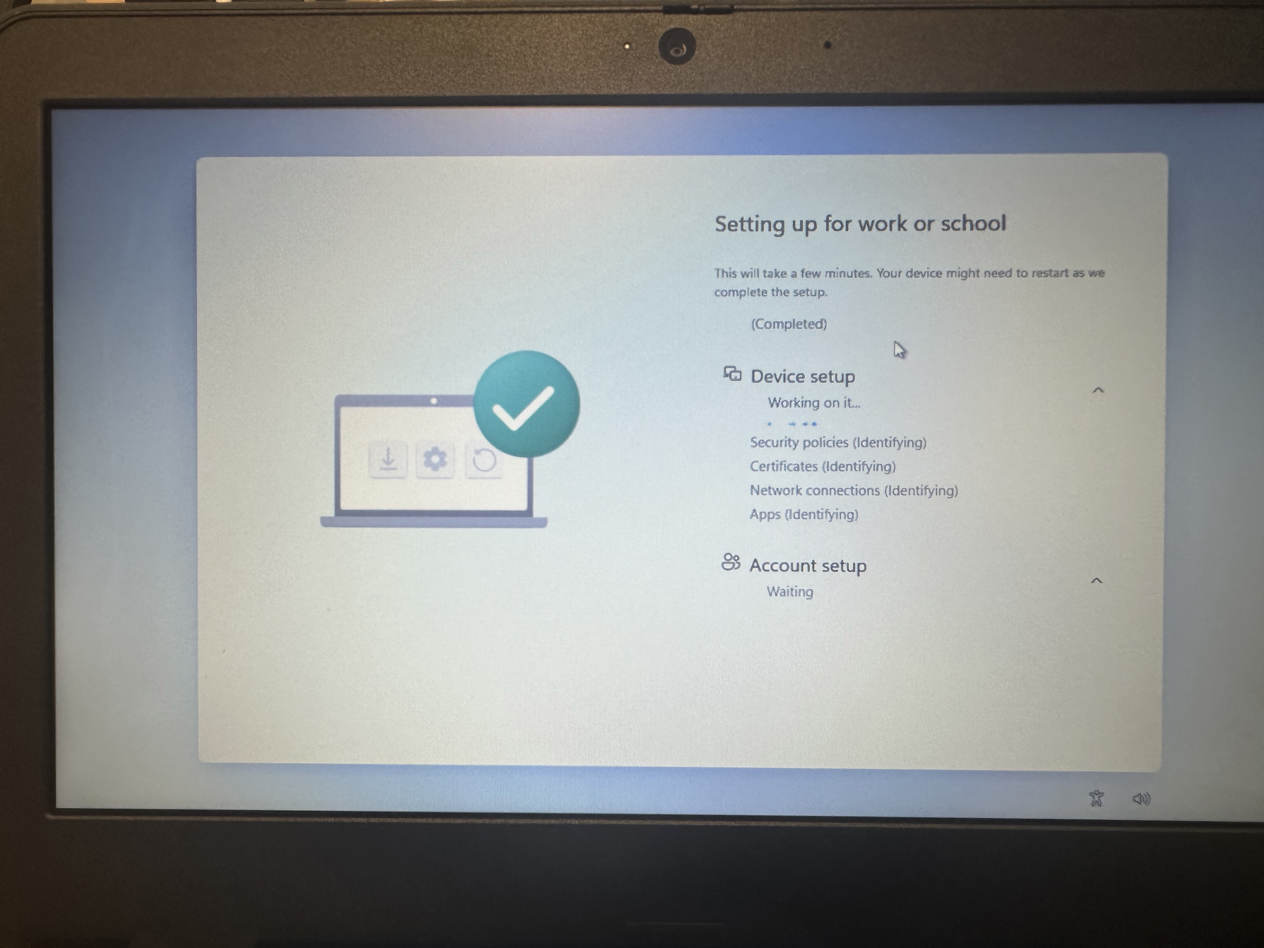 Autopilot issue on device set up 