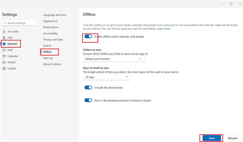 my outlook is offline and I can't get it back online on my dell laptop ...
