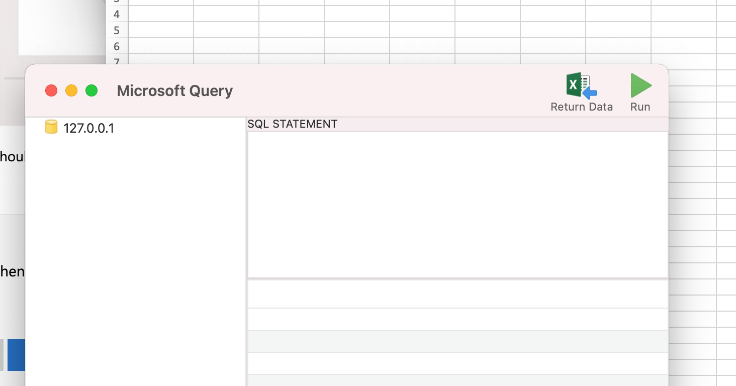 Using ODBC via Excel - Microsoft Q&A