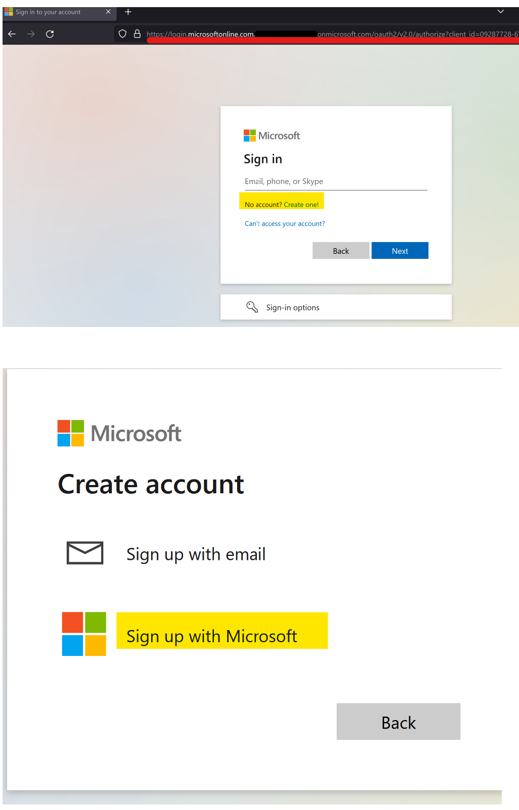 Microsoft Login