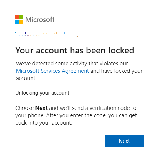 Can't receive a verification code via SMS, and I am given no ...