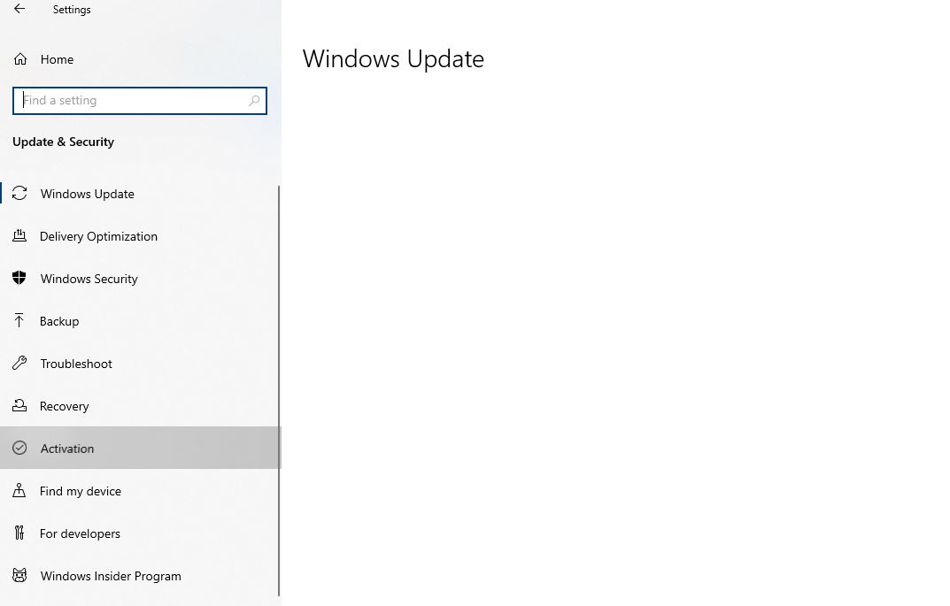 Windows 10 Activation page not loading - Microsoft Q&A