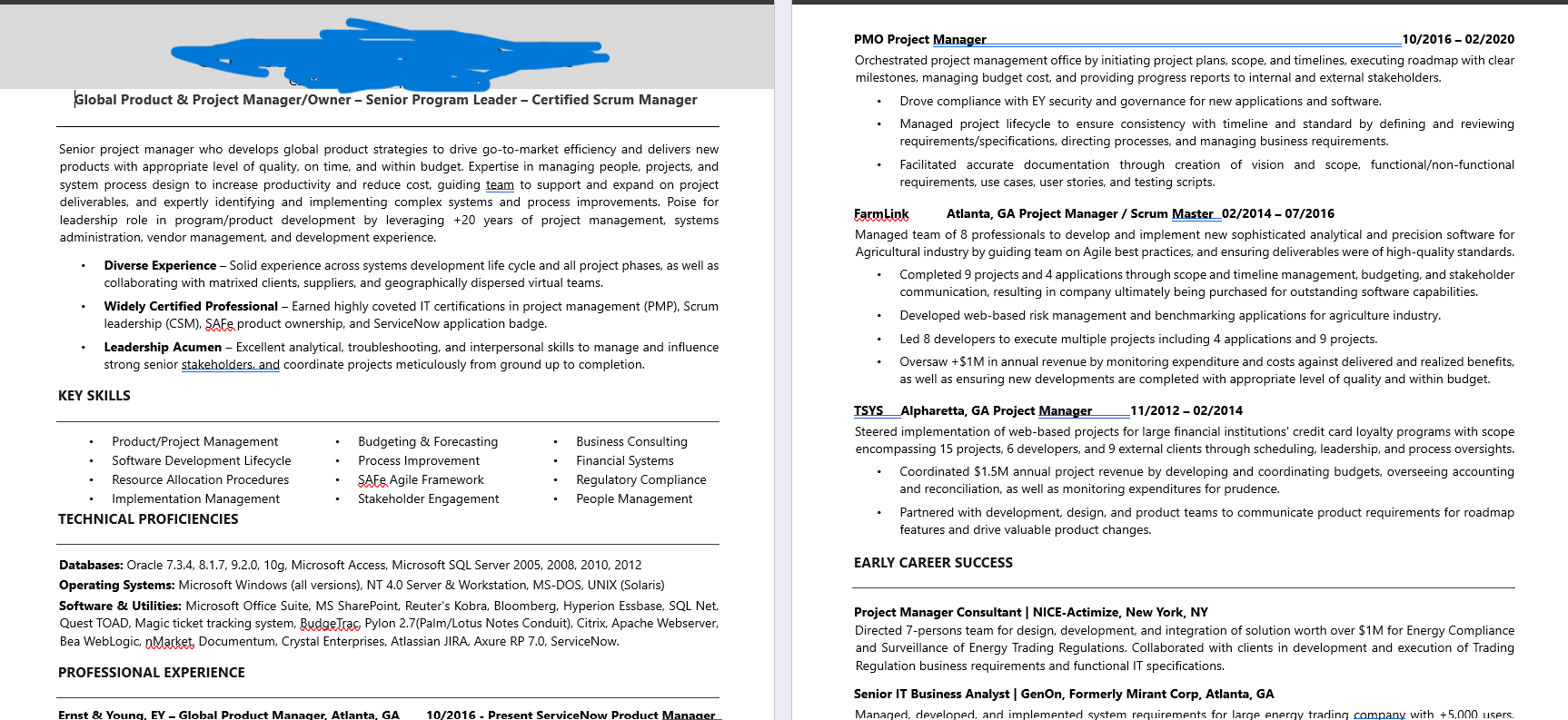 ATS Resume Writer