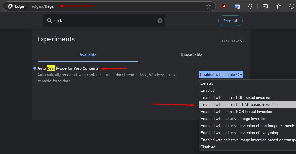 Microsoft Edge search bar is white in dark mode for the third time ...