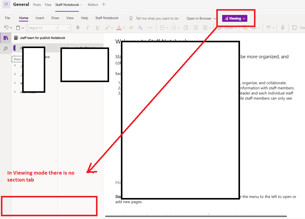 Can't see any options to view the navigation pane when using OneNote in ...