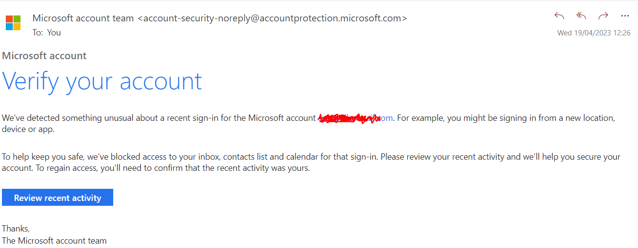 Microsoft asking me to verifying my account - is this a scam ...
