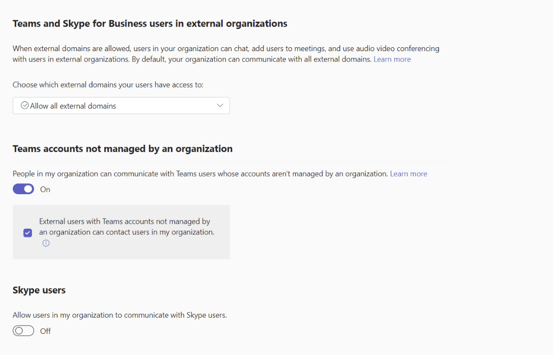 We are unable to send teams chat message to another tenant. - Microsoft Q&A
