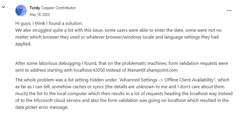 Issue with date format in date and time column in Microsoft SharePoint ...